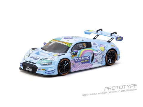 Tarmac Works 1:64 Audi R8 LMS GT3 evo II Macau GT Cup – FIA GT World Cup 2025 Uno Racing Adderly Fong Model Car + Trading Cards Combo Set – Hobby64 - GT Hobby Store