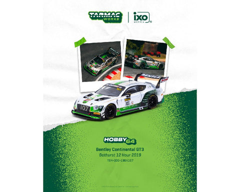 Tarmac Works 1:64 Bentley Continental GT3 Bathurst 12 Hour 2019 – Hobby64 - GT Hobby Store