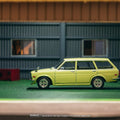 Tarmac Works 1:64 Datsun Bluebird 510 Wagon – Yellow – Global64 - GT Hobby Store