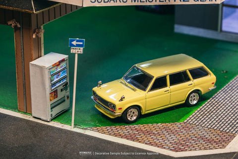 Tarmac Works 1:64 Datsun Bluebird 510 Wagon – Yellow – Global64 - GT Hobby Store