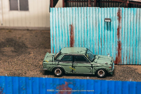 Tarmac Works 1/64 Datsun Bluebird SSS (510) Formosa StudentDriver & OSK Tools – Hobby64 - GT Hobby Store