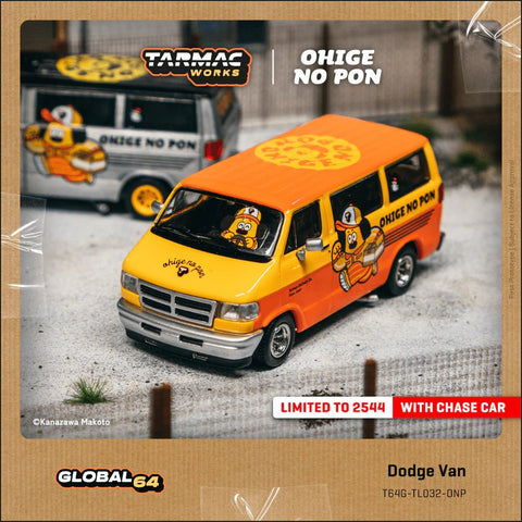 Tarmac Works 1/64 Dodge Van Ohige No Pon Global64 - GT Hobby Store