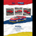 Tarmac Works 1/64 Ferrari 348 Challenge Ferrari 348 Challenge Italy 1993 Fabian Peroni – Hobby64 - GT Hobby Store