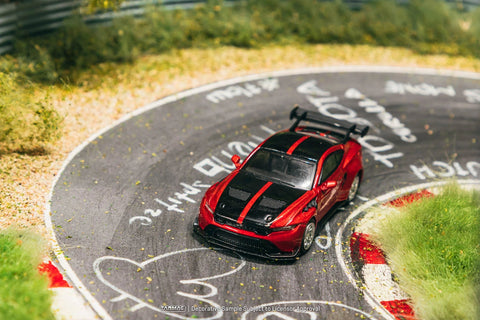 Tarmac Works 1:64 Ford Mustang GTD – Red – Global64 – MiJo Exclusives - GT Hobby Store
