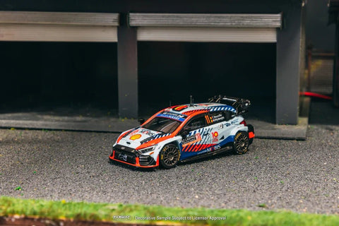 Tarmac Works 1:64 Hyundai i20 N Rally1 Hybrid Rallye Monte-Carlo 2024 Winner Thierry Neuville / Martijn Wydaeghe - GT Hobby Store