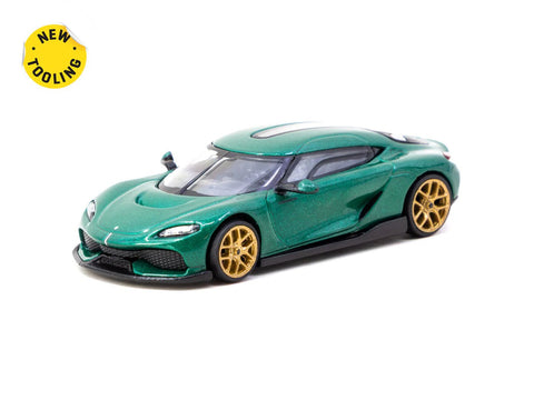 Tarmac Works 1:64 Koenigsegg Gemera – Green – Global64 – MiJo Exclusives Limited Edition - GT Hobby Store