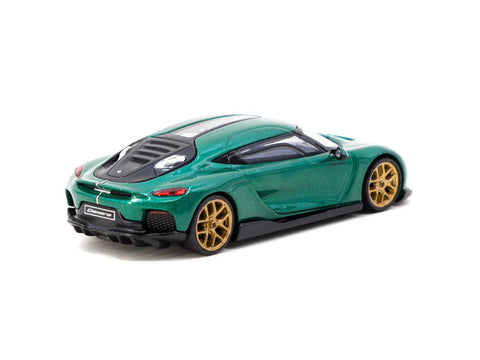 Tarmac Works 1:64 Koenigsegg Gemera – Green – Global64 – MiJo Exclusives Limited Edition - GT Hobby Store