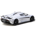 Tarmac Works 1:64 Koenigsegg Regera with Trading Cards Pack – Silver – Global64 Tarmac Cards – MiJo Exclusives Limited Edition - GT Hobby Store