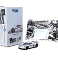 Tarmac Works 1:64 Koenigsegg Regera with Trading Cards Pack – Silver – Global64 Tarmac Cards – MiJo Exclusives Limited Edition - GT Hobby Store