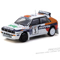 Tarmac Works 1:64 Lancia Delta HF Integrale Acropolis Rally 1993 Carlos Sainz / Luis Moya - GT Hobby Store