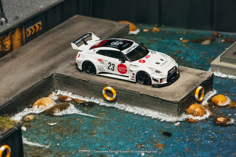 Tarmac Works 1:64 LB - Silhouette WORKS GT NISSAN 35GT - RR – White – Hobby64 - GT Hobby Store