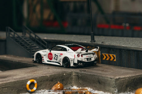 Tarmac Works 1:64 LB - Silhouette WORKS GT NISSAN 35GT - RR – White – Hobby64 - GT Hobby Store