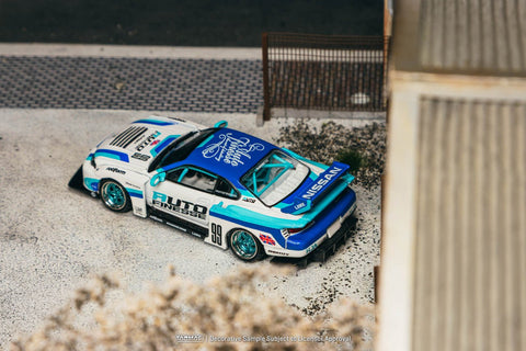Tarmac Works 1:64 LB - Super Silhouette Nissan SILVIA (S15) Auto Finesse – White – Hobby64 - GT Hobby Store