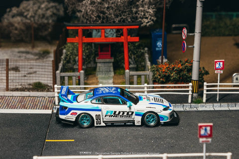 Tarmac Works 1:64 LB - Super Silhouette Nissan SILVIA (S15) Auto Finesse – White – Hobby64 - GT Hobby Store
