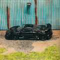 Tarmac Works 1:64 LB - WORKS 720S with extra set of wheels two stance option included – Black - GT Hobby Store