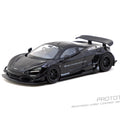 Tarmac Works 1:64 LB - WORKS 720S with extra set of wheels two stance option included – Black - GT Hobby Store