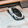Tarmac Works 1:64 LB - WORKS 720S with extra set of wheels two stance option included – White - GT Hobby Store