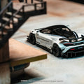 Tarmac Works 1:64 LB - WORKS 720S with extra set of wheels two stance option included – White - GT Hobby Store