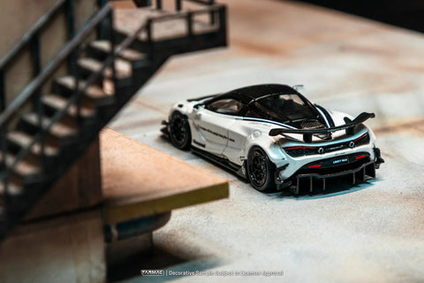 Tarmac Works 1:64 LB - WORKS 720S with extra set of wheels two stance option included – White - GT Hobby Store