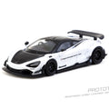 Tarmac Works 1:64 LB - WORKS 720S with extra set of wheels two stance option included – White - GT Hobby Store