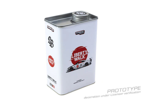 Tarmac Works 1:64 LB - WORKS NISSAN GT - R R35 type 2 With Oil Can – White - GT Hobby Store
