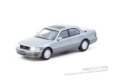 Tarmac Works 1:64 Lexus LS400 (UCF10) – Flint Grey – Mijo Exclusives - GT Hobby Store