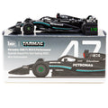 Tarmac Works 1:64 Mercedes - AMG F1 W14 E Performance Spanish Grand Prix Tyre Testing 2023 Mick Schumacher – Global64 – MiJo Exclusives Limited Edition - GT Hobby Store