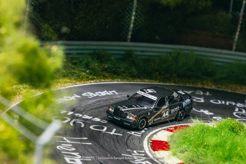 Tarmac Works 1:64 Mercedes - Benz 190 E 2.3 - 16 DTM 1988 Johnny Cecotto – Black – Global64 – MiJo Exclusives - GT Hobby Store