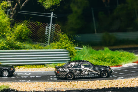 Tarmac Works 1:64 Mercedes - Benz 190 E 2.3 - 16 DTM 1988 Johnny Cecotto – Black – Global64 – MiJo Exclusives - GT Hobby Store