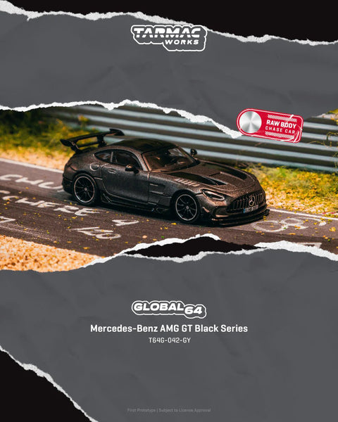 Tarmac Works 1:64 Mercedes - Benz AMG GT Black Series – Grey - Global64 – MiJo Exclusives - GT Hobby Store
