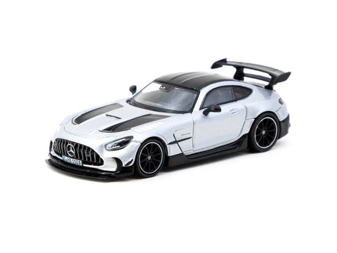 Tarmac Works 1:64 Mercedes - Benz AMG GT Black Series – Silver - Global64 – Mijo Exclusives - GT Hobby Store