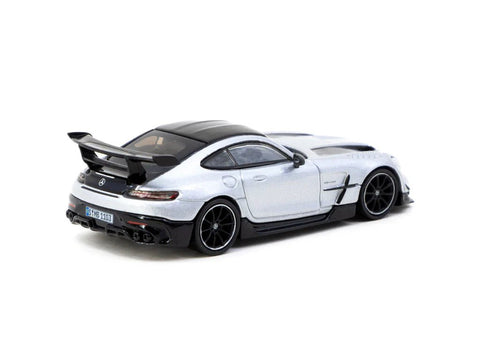 Tarmac Works 1:64 Mercedes - Benz AMG GT Black Series – Silver - Global64 – Mijo Exclusives - GT Hobby Store