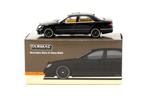 Tarmac Works 1:64 Mercedes - Benz S Class Wald – Black – MiJo Exclusives - GT Hobby Store