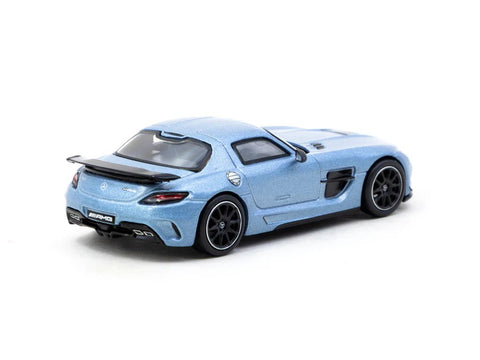Tarmac Works 1:64 Mercedes - Benz SLS AMG Coupe Black Series – Matte Blue – Global64 – MiJo Exclusives Limited Edition - GT Hobby Store