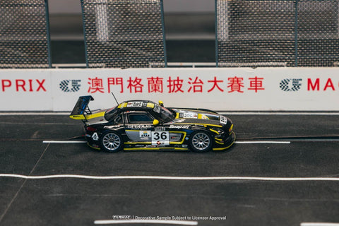 Tarmac Works 1/64 Mercedes-Benz SLS AMG GT3 Macau GT Cup 2013 Maro Engel – Hobby64 - GT Hobby Store