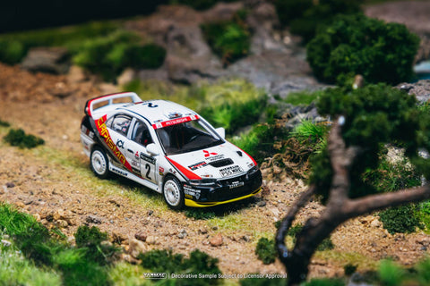 Tarmac Works 1/64 Mitsubishi Carisma GT Evolution IV RAC Rally 1997 Richard Burns / Robert Reid- Global64 - GT Hobby Store
