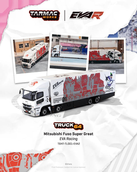 Tarmac Works 1:64 Mitsubishi Fuso Super Great EVA Racing 2 – Truck64 - GT Hobby Store
