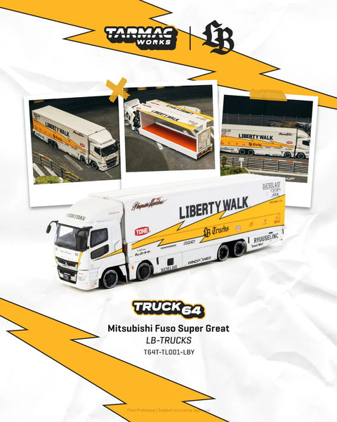 Tarmac Works 1:64 Mitsubishi Fuso Super Great LB - Truck – Truck64 - GT Hobby Store