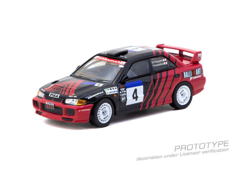 Tarmac Works 1:64 Mitsubishi Lancer Evolution III China Rally 1998 Yoshihiro Kataoka / Satoshi Hayashi – Global64 - GT Hobby Store
