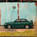 Tarmac Works 1:64 Mitsubishi Lancer GSR Evolution – Green Metallic – Global64 – MiJo Exclusives - GT Hobby Store