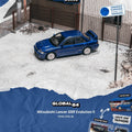 Tarmac Works 1:64 Mitsubishi Lancer GSR Evolution II – Blue – Global64 - GT Hobby Store