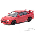 Tarmac Works 1/64 Mitsubishi Lancer GSR Evolution III – Red – Global64 - GT Hobby Store