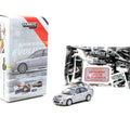 Tarmac Works 1:64 Mitsubishi Lancer GSR Evolution IV with Trading Cards – Silver - GT Hobby Store