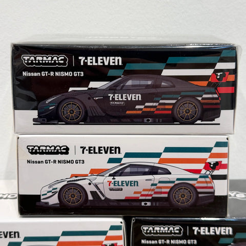 Tarmac Works 1/64 Nissan GT-R Nismo GT3 Special Edition for 7-eleven Taiwan 2026 - Set of 2 - GT Hobby Store