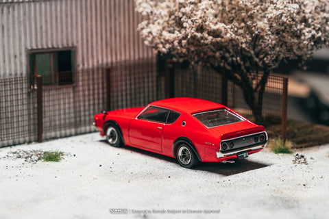 Tarmac Works 1/64 Nissan Skyline 2000GT-R (KPGC110) – Red – Global64 - GT Hobby Store