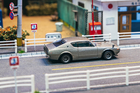 Tarmac Works 1/64 Nissan Skyline 2000GT-R (KPGC110) – Silver – Global64 - GT Hobby Store