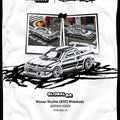 Tarmac Works 1/64 Nissan Skyline (R32) Widebody – Designed by JOSHUA VIDES – Matte White – Global64 - GT Hobby Store