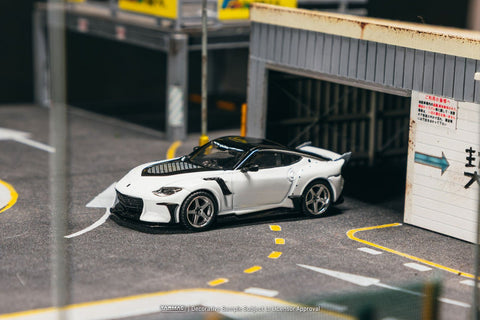 Tarmac Works 1:64 Nissan VeilSide FFZ400 Fairlady Z – White – Global64 – Limited Edition - GT Hobby Store