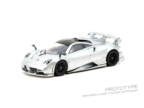 Tarmac Works 1:64 Pagani Imola – Matte Silver – Global64 – MiJo Exclusives Limited Edition - GT Hobby Store
