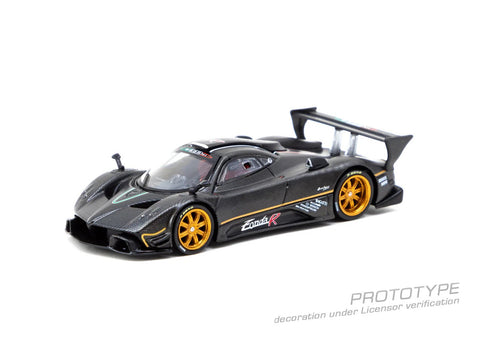 Tarmac Works 1:64 Pagani Zonda R – Matte Exposed Carbon Fiber - Global64 – Special Edition - GT Hobby Store